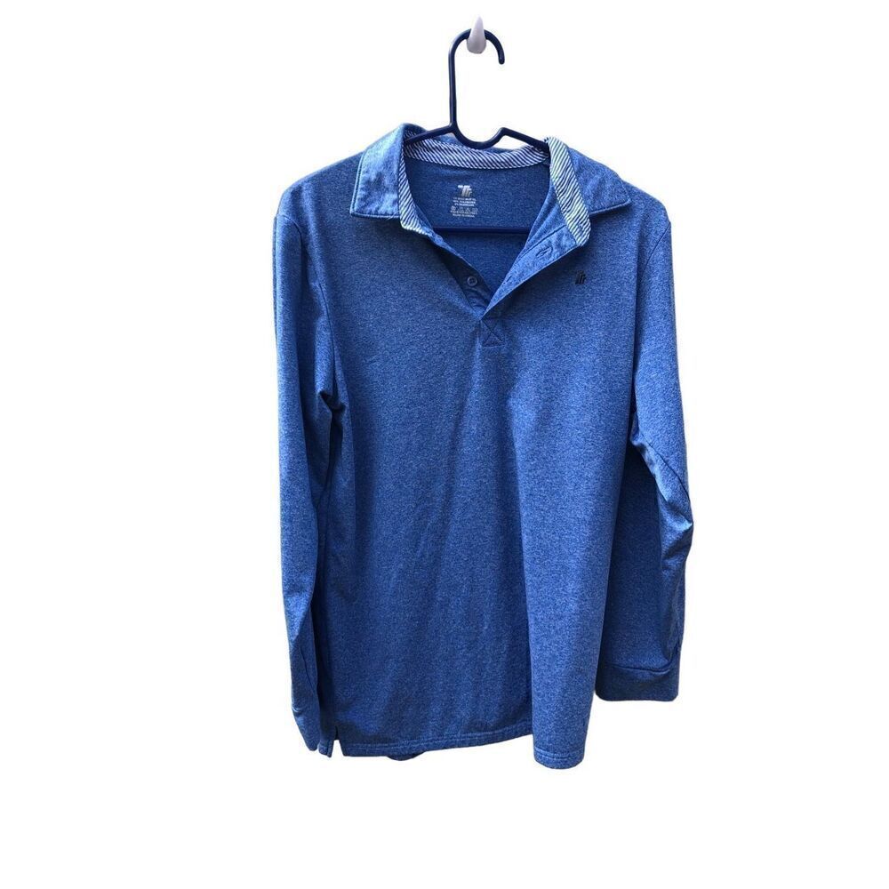TRR Long Sleeve Polo Size Medium (M) Stay Cool